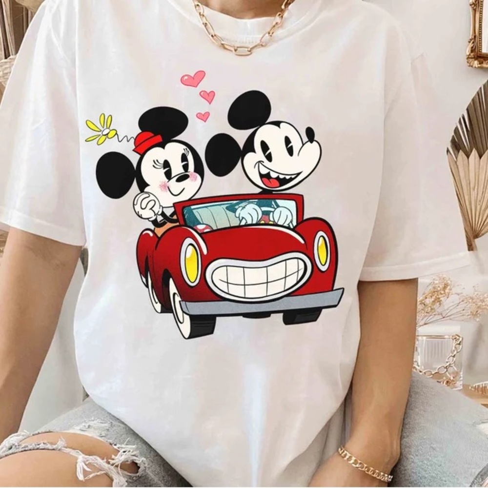 Disney Mickey & Minnie Mouse Runaway Railway T-shirt comfort colors